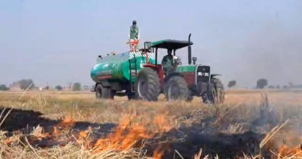 پنجاب: فصلوں کی باقیات جلانے کے خلاف عملی اقدامات کا آغاز